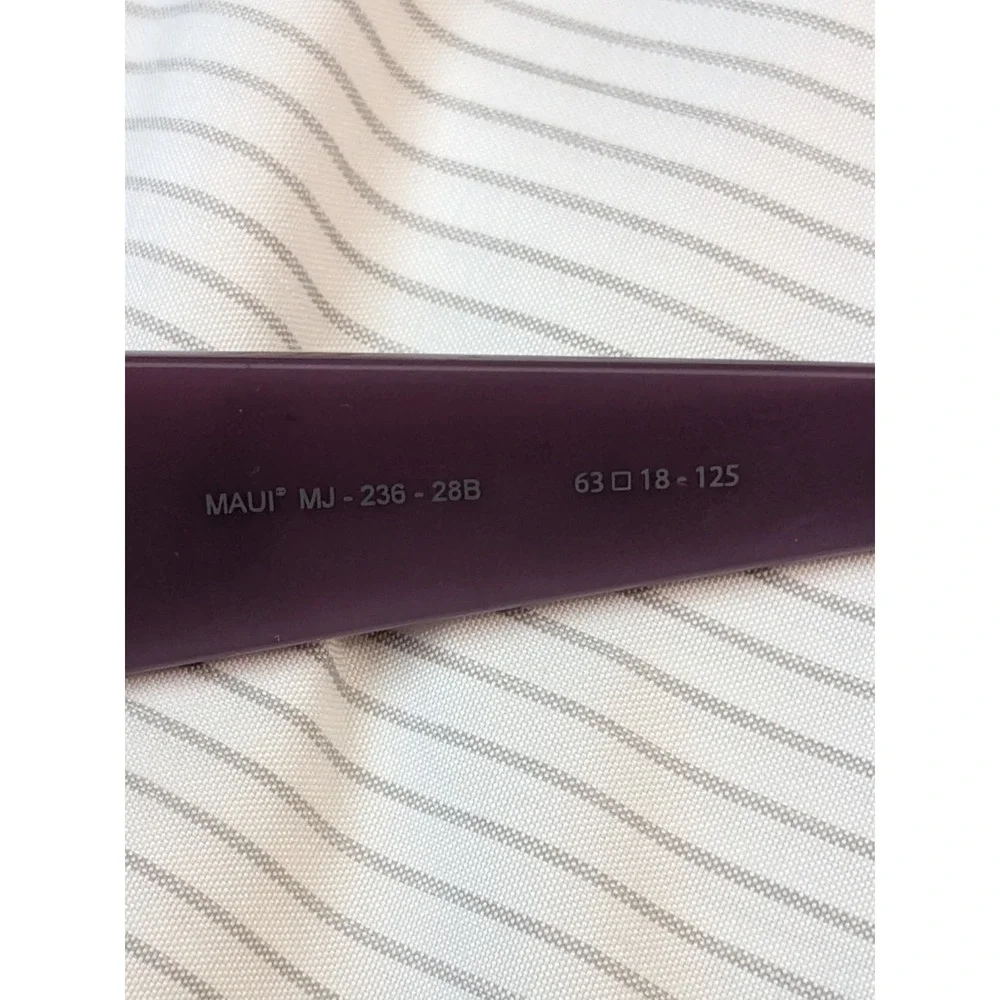Maui Jim Blue Water MJ-236-28B Italy Purple Sunglasses Frame 63-18-125